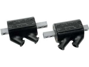 Dual Tower Ignition Coils Black 5 Ohm Dual Fire