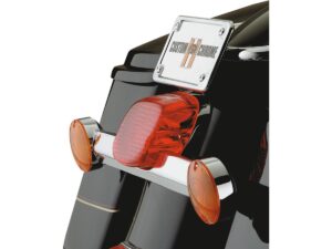 Laydown Lens, Red Black Out Taillight Lens
