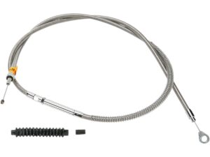 Stainless Braided Clutch Cable +8″ Stainless Steel Clear Coated 51,5″