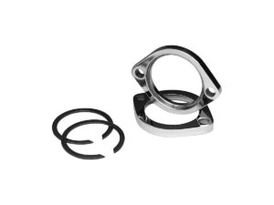 Chrome Exhaust Flange Kit Exhaust Flange and Retaining Ring Kit Chrome