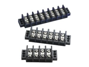 6 Connections Electrical Junction Blocks Black