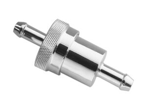 CHROME FUEL FILTER with SCREEN 5/16″