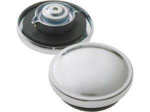 Early Style Gas Cap Vented and non-vented set Chrome