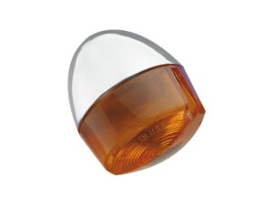 Late Model Front Turn Signal Chrome Amber Dual Filament
