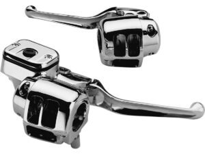 Handlebar Switch Housing Top Left Chrome Switch Housing Assembly