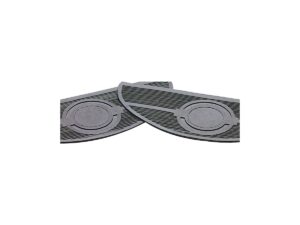 Oval Floorboard Replacement Pads Black