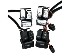 Horn/Dimmer Switch Black Replacement Ergonomic Engine Horn and Dimmer Switch
