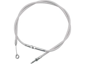 Armor Coated Coil Wound (CW) Clutch Cable Standard Stainless Steel Clear Coated 52,1″