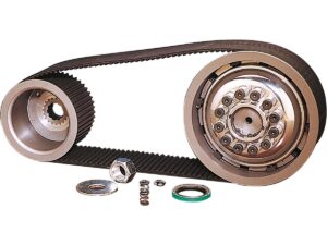3″ Wide Open Primary Drive Kits for Kick Start Applications 47 Tooth Front/76 Tooth Rear, 144 Tooth 3″ Belt