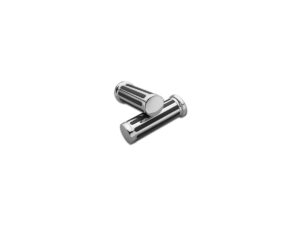 Ribbed Grips Chrome 1″ Throttle By Wire