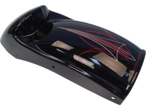 Bobber Rear Fenders for Sportster Models Black Ready To Paint