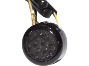 Micro Disc LED Taillight Black LED