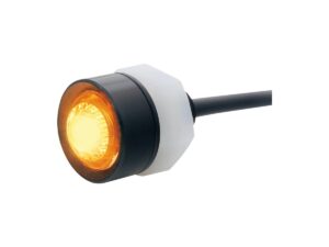 Mono LED Turn Signal Black Anodized Clear LED