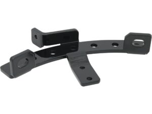 Coil And Ignition Key Relocation Kit Cylinder Bracket with Coil and Ignition Key Relocation Kit Black Powder Coated