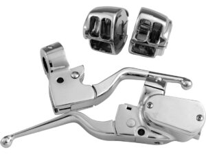 Late Sportster Hand Control Kit Chrome 9/16″