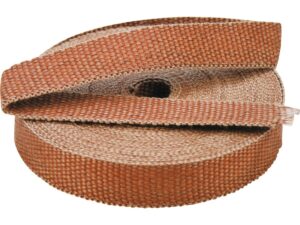 Copper Exhaust Wrap 2″ x 1/16″ x 50 Ft. Roll Exhaust Wrap