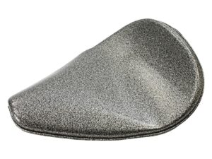 MB Medium Back Side Up Smooth Solo Seat Charcoal Metal Flake Synthetic Leather