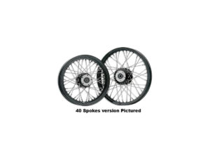 80-SPOKE 18X3.50 BLACK Wheels