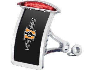 Curved Cresent Taillight & License Plate Kit US Specification Chrome