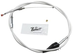 Platinum Idle Cable For Cruise Control Switch 70 ° Stainless Steel Clear Coated Chrome Look 25,5″/12,5″