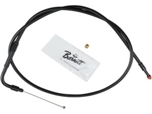Stealth Series Throttle Cable 70 ° Black Vinyl All Black 45,5″