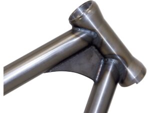 Rigid Single Downtube Chopper Frame for up to 200 tyre