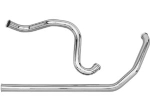 Independent Dual Headers for Panhaeds and Shovels Chrome