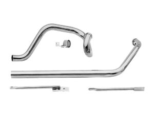 Independent Dual Headers for Softail Chrome