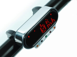 Motoscope Mini Combi Frame with Indicator Lights, Polished Instrument Frame
