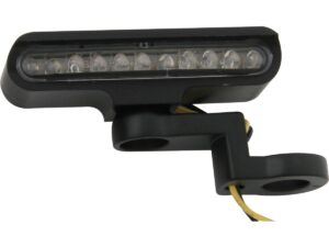 Stripe LED Turn Signal with Mirror Mount Black Clear LED