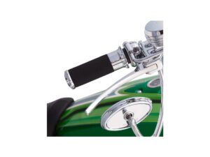 Beveled Fusion Grips Chrome 1″ Cable operated