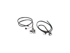 Complete Handlebar Wire Harness with Chrome Switches Wire Harness Switch Kit
