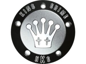 King Crime Derby Cover 5-hole Black Satin