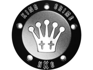 King Crime Point Cover 5-hole Black Satin