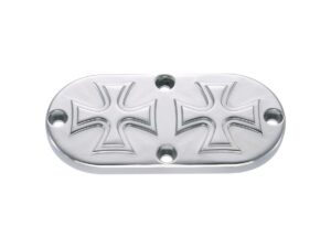 Cross Inpsection Cover Aluminium Polished
