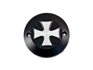 Iron Cross Point Cover 2-hole Polished