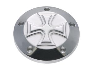 Iron Cross Point Cover 5-hole Polished