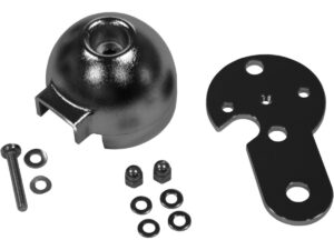 48mm Electrical Speedometer Bracket with Cover Black