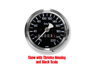 60mm Basic Speedometer Scale: 120 mph