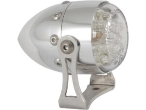 Retro LED Taillight Bezel: polished, Housing: polished Aluminum Aluminium LED