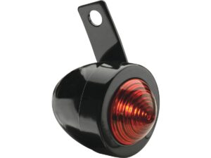 Bullet Lights with Mounting Black Red