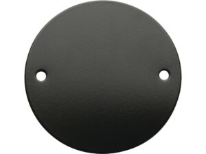 Smooth Point Cover 2-hole Black