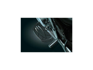 Zombie Passenger Floorboard Insert for HD D-Shaped Boards Chrome