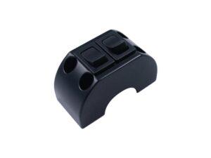 New Style Switch Housing Round, buttons: starter, turn signal