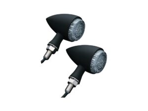 Torpedo LED Turn Signal/Taillight/Brake Light Black Satin Clear LED