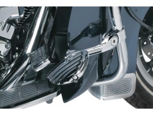 Tour-Tech Cruise Mounts with ISO-Wings Long Arm Chrome