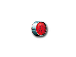 Panacea Bullet LED Turn Signal Insert Chrome Red LED