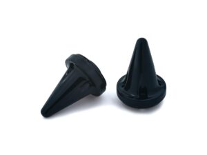 Stiletto Grip End Caps Black