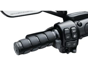 ISO Heated Grips Black 1″ Gloss Dual Cable