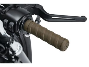 Classic Wrap Grips Brown 1″ Cable operated Throttle By Wire